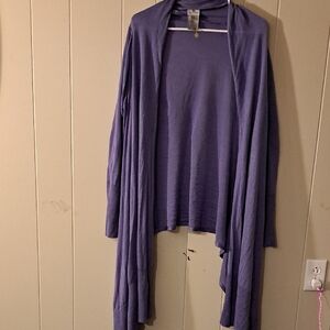Worthington Lavender Drape Cardigan